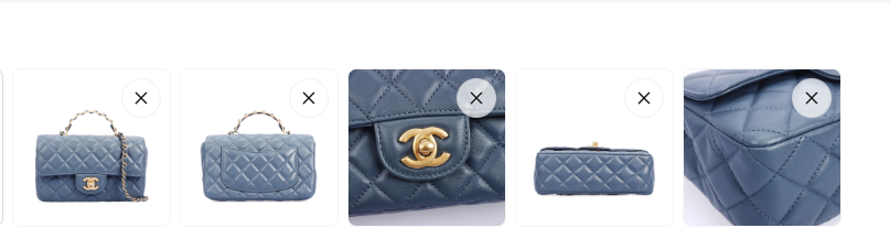 Pre-Owned Chanel Classic Flap Light Blue Calfskin Shoulder Bag 91581780