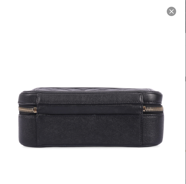 Pre-owned Chanel Black Vanity Case Medium Caviar Shoulder Bag 40124569