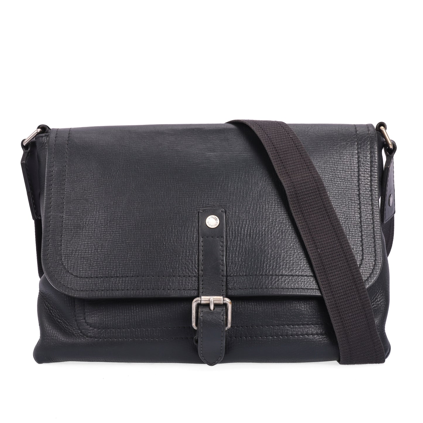 pre-owned louis vuitton black calfskin crossbody bag 27533680