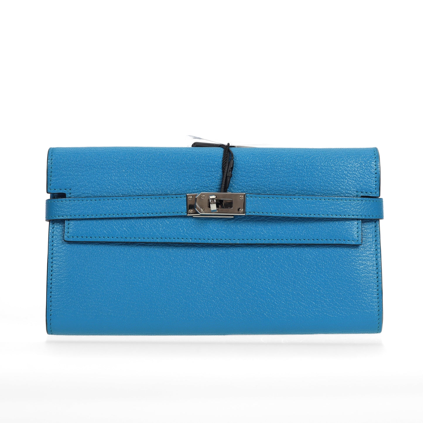 Pre-Owned Hermès Kelly Blue Leather Wallet 36839260