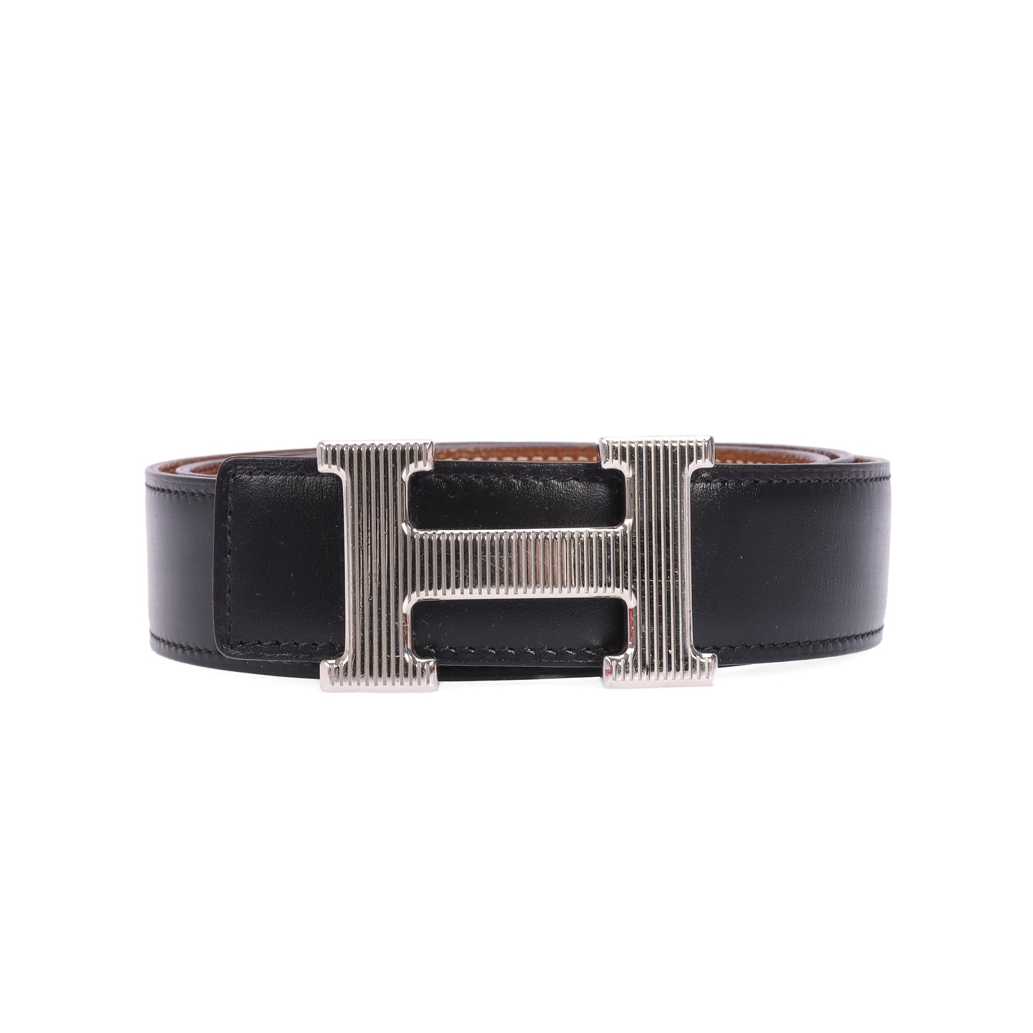 Pre-Owned Hermès Black Leather Belt 47612307