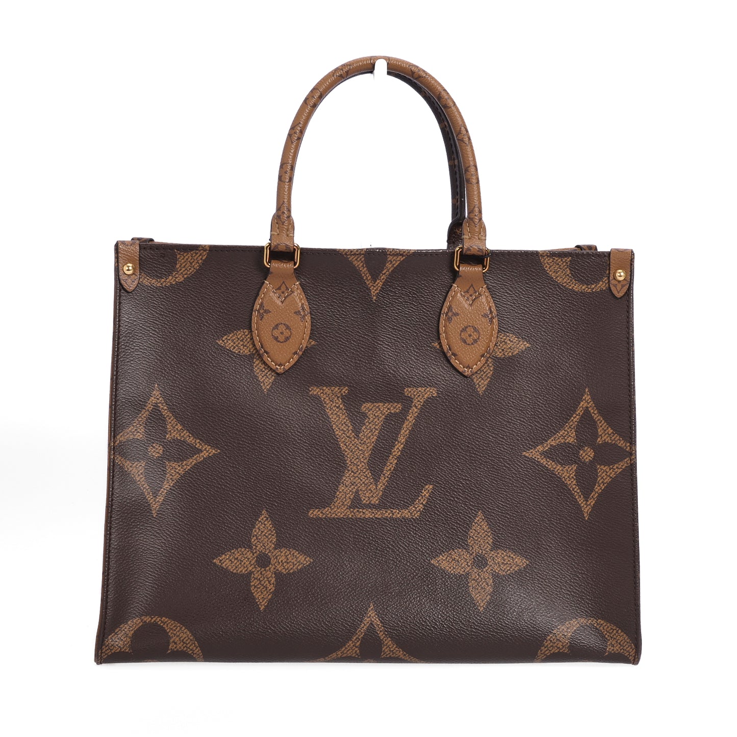 Pre-Owned Louis Vuitton OnTheGo Monogram Brown Coated Canvas Shoulder Bag 52740577