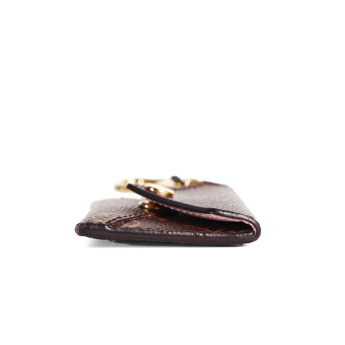 Pre-Owned Louis Vuitton Alma BB Monogram Brown Coated Canvas Crossbody Bag & Louis Vuitton Charm 80678499 & 66325671