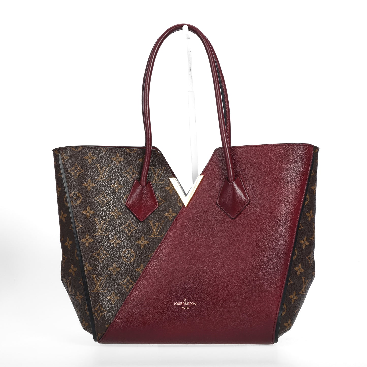 Pre-Owned Louis Vuitton Burgundy Coated Canvas Top Handle Bag 69739182