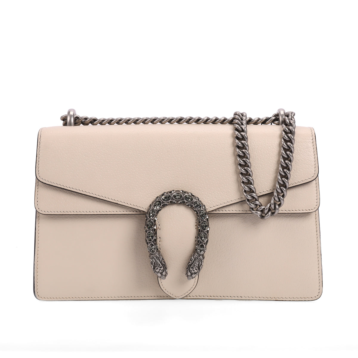 Pre-Owned Gucci Dionysus Beige Calfskin Shoulder Bag 78845105