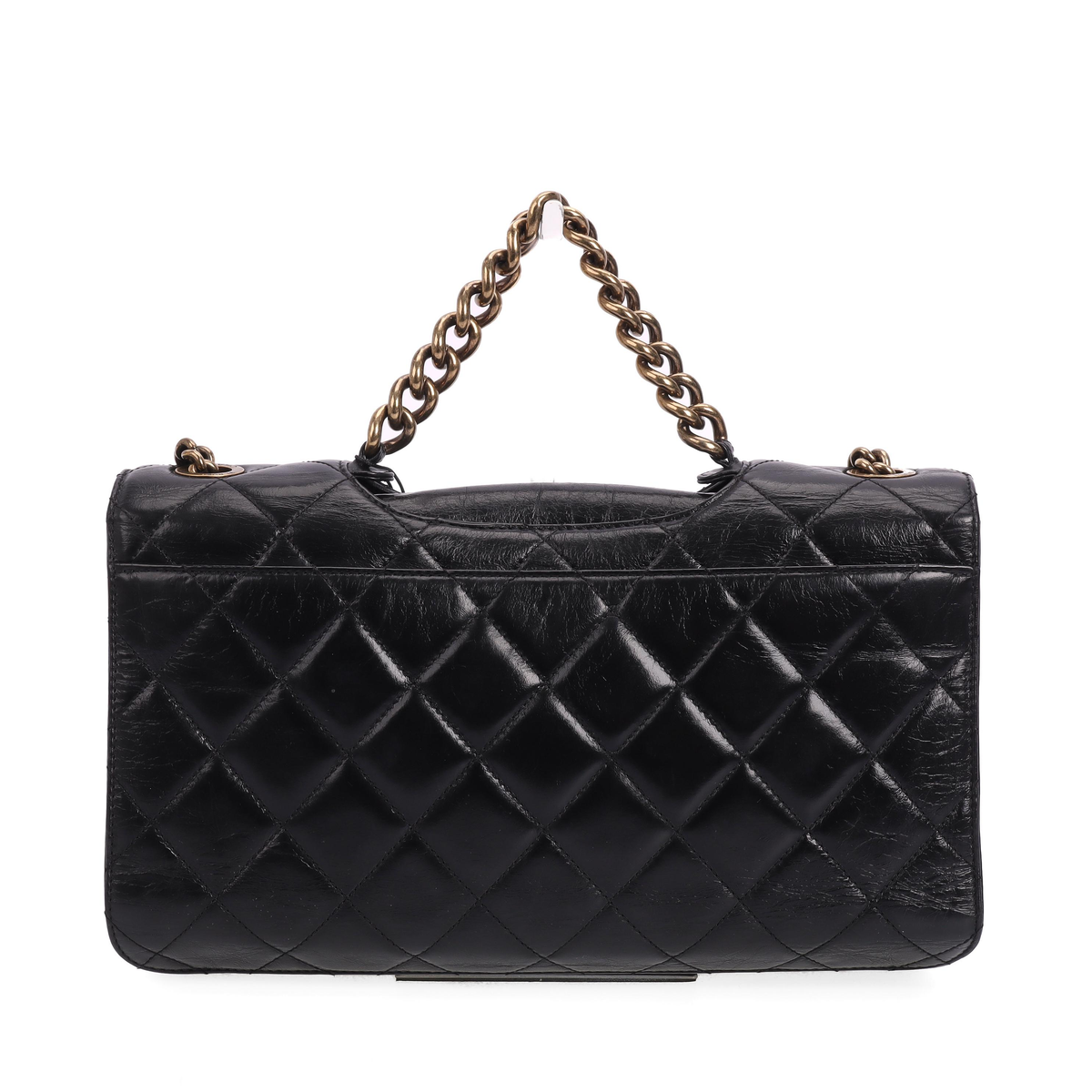 Pre-owned CHANEL Leather Shoulder bags Black Calfskin Shoulder Bag 59576682