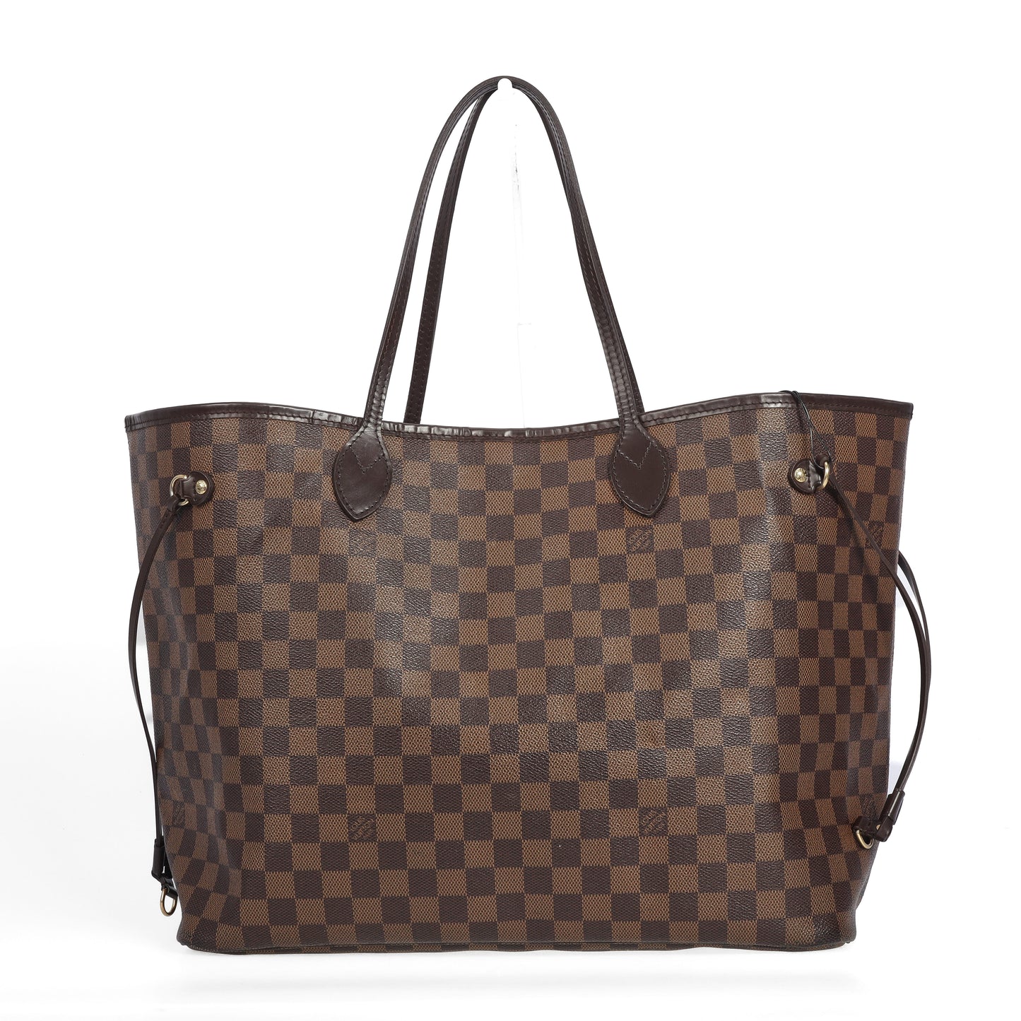 Pre-Owned Louis Vuitton Neverfull Damier Ebene Canvas Tote Shoulder Bag 95748565
