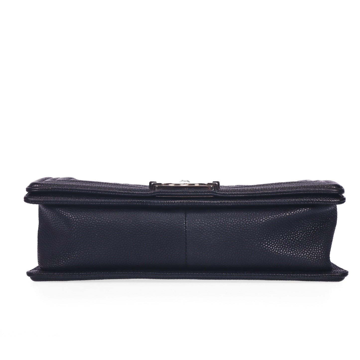 Pre-Owned Chanel Boy Chanel Black Calfskin Shoulder Bag 10503820