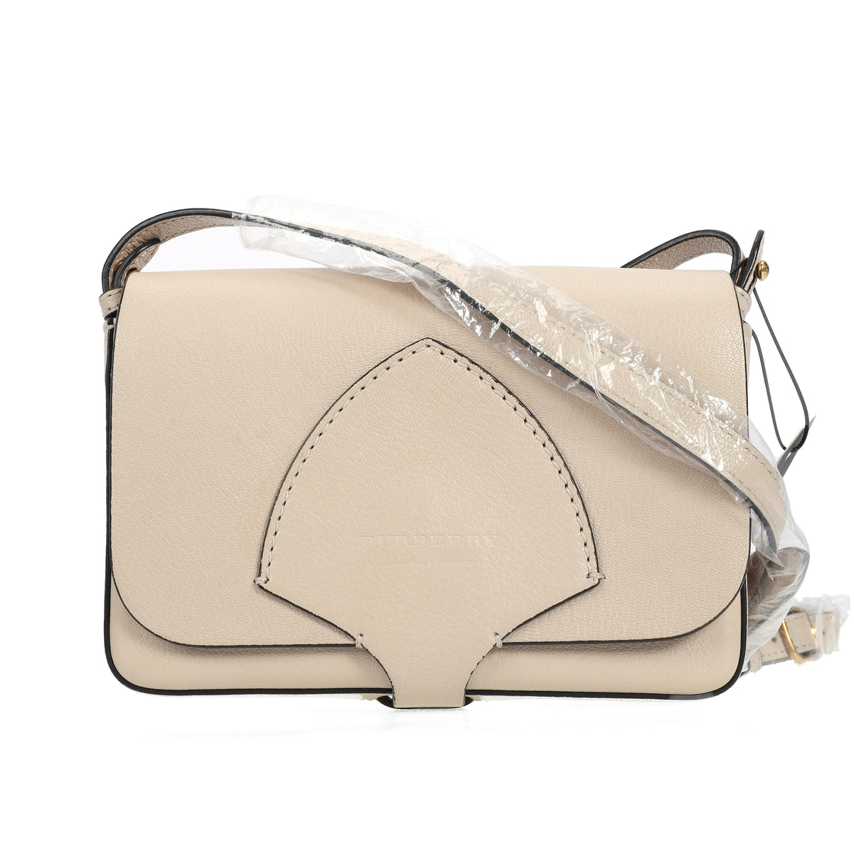 Pre-Owned Burberry Beige Calfskin Crossbody Bag 11126262