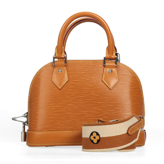 Pre-Owned Louis Vuitton Alma Caramel Calfskin Crossbody Bag 16295706