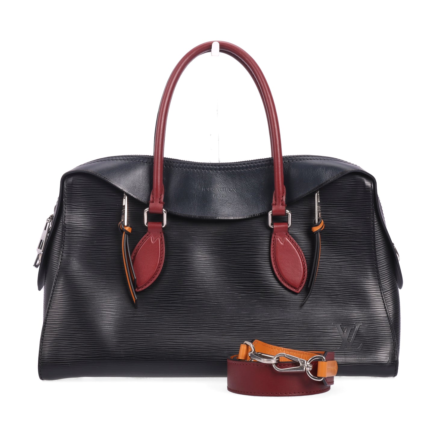 Pre-Owned Louis Vuitton Tuileries Black Epi Calfskin Shoulder Bag 16625661