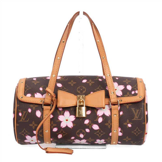 Pre-owned Louis Vuitton Coated Canvas Top Handle Bag Papillon Brown Monogram 30251685