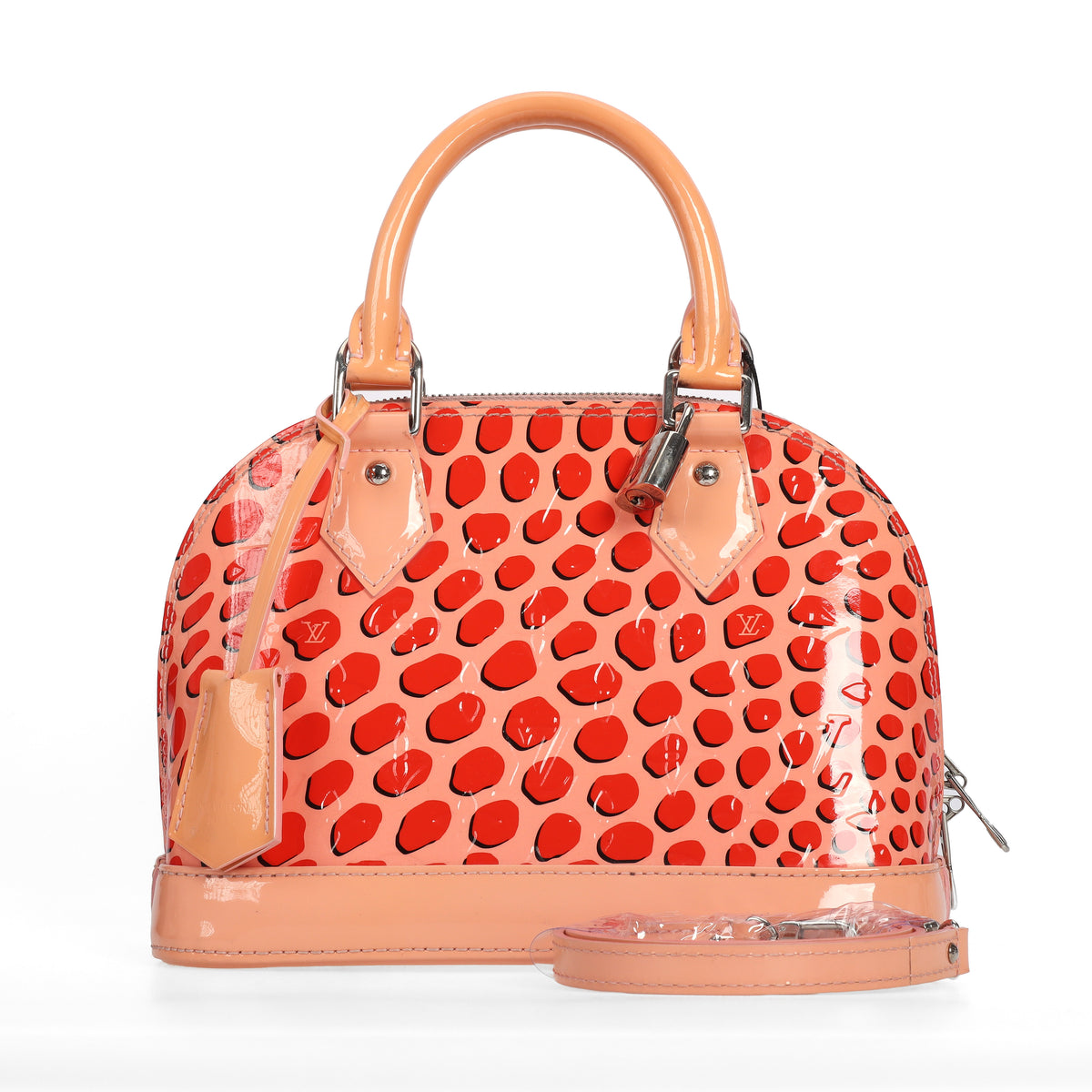 Pre-Owned Louis Vuitton Alma Red Calfskin Crossbody Bag 20201498