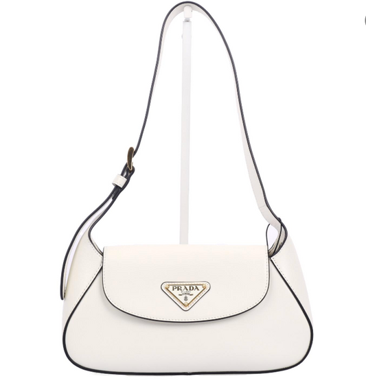 Pre-owned prada white shoulder bag 59299213