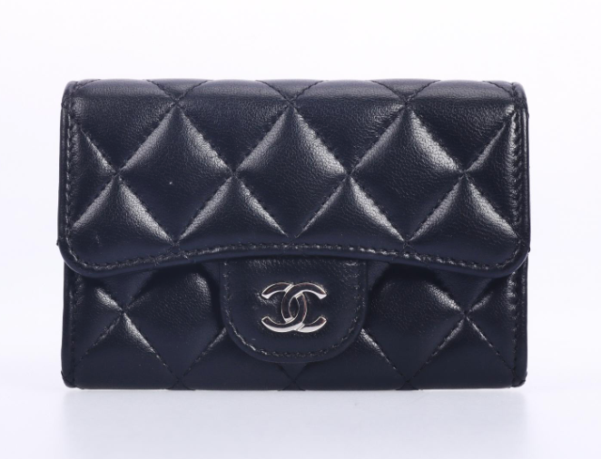 Pre-owned chanel shoulder bag 86203440 & chanel wallet 59328124