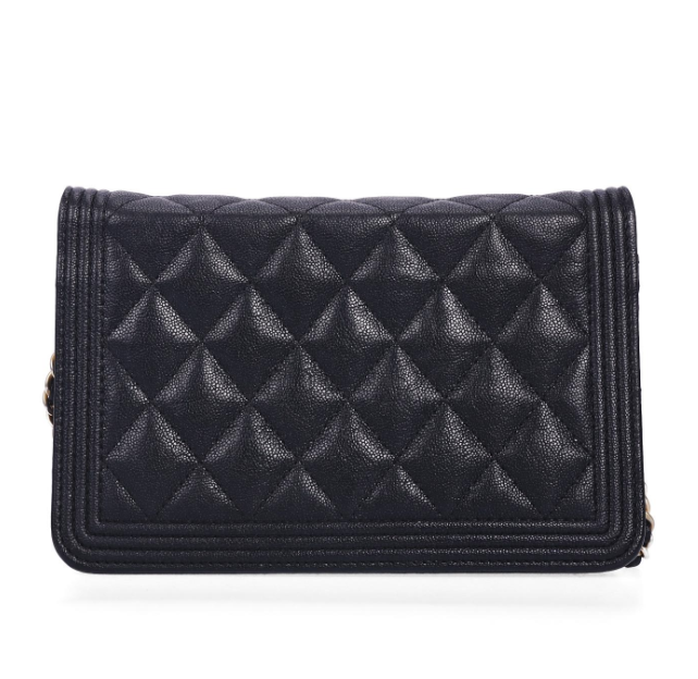 Pre-owned Chanel leboy caviar woc 40470832