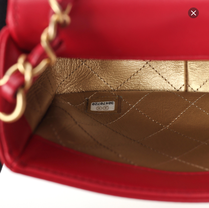Pre-owned CHANEL Lambskin Crossbody Bag Hot Pink 75033657