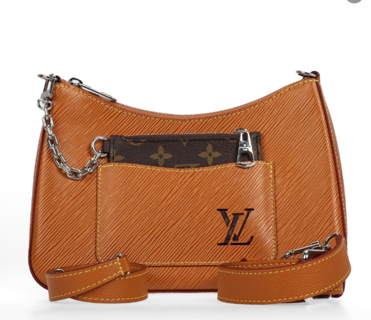 Pre-owned Louis Vuitton Brown Epi leather Shoulder Bag 68231506