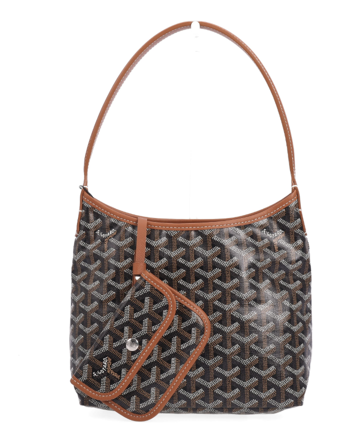 Pre-woned goyard black hobo bag 74848031