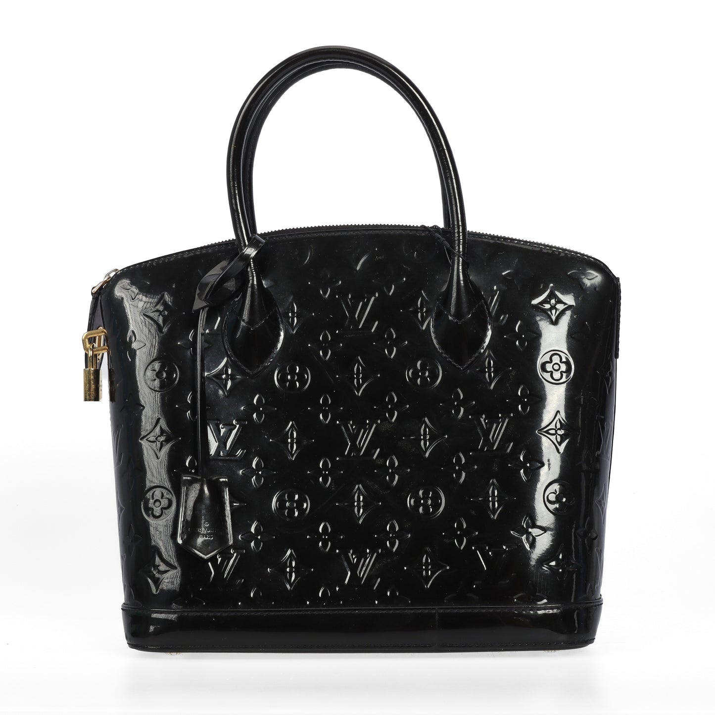 Pre-Owned Louis Vuitton Black Monogram Calfskin Top Handle Bag 20330849