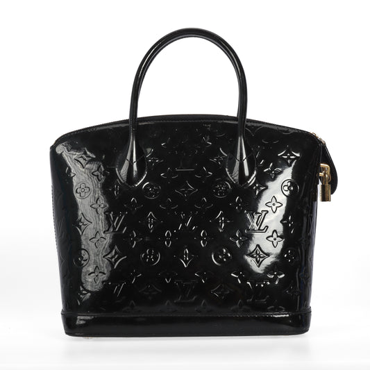 Pre-Owned Louis Vuitton Black Monogram Calfskin Top Handle Bag 20330849