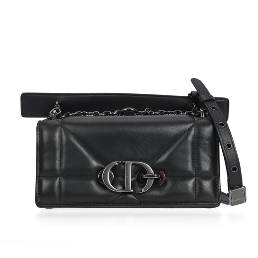 Pre-Owned Dior Montaigne Black Lambskin Crossbody Bag 22124114