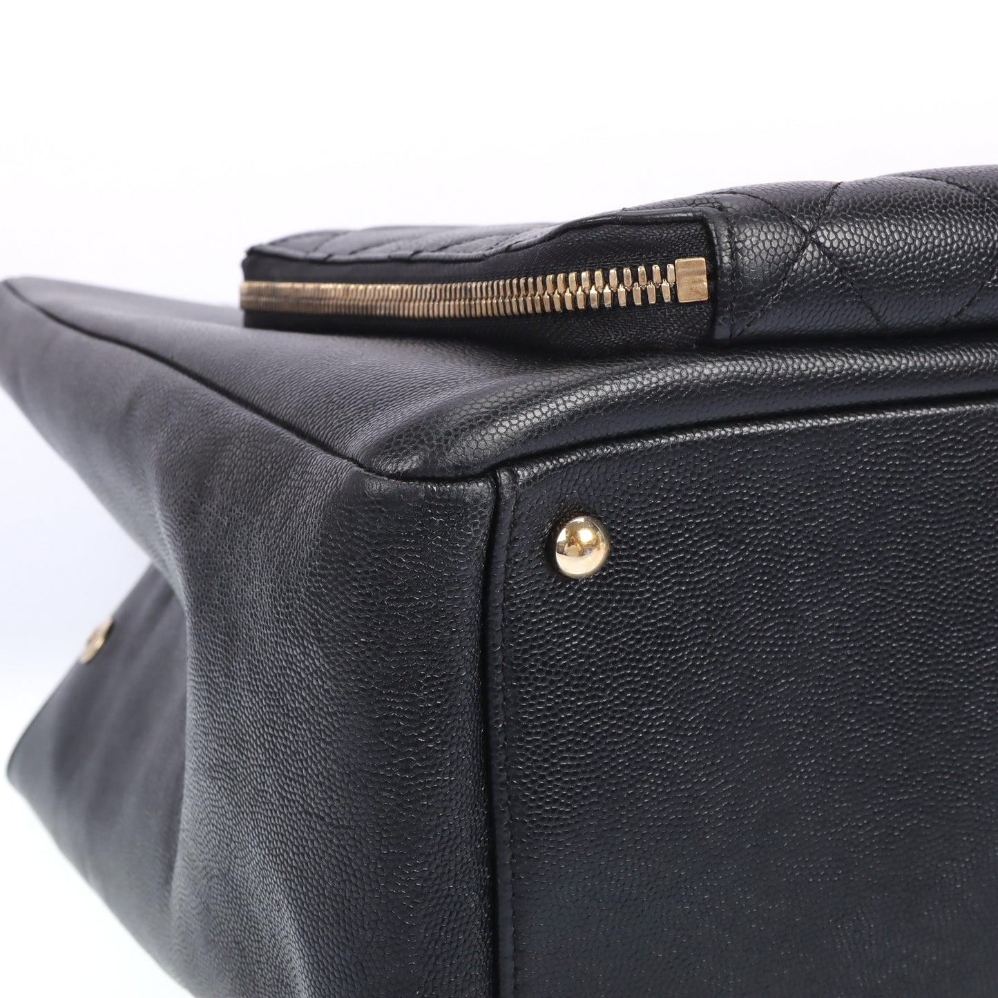 Pre-Owned Chanel Tote Black Quilted Calfskin Shoulder Bag 23635441 xhsp