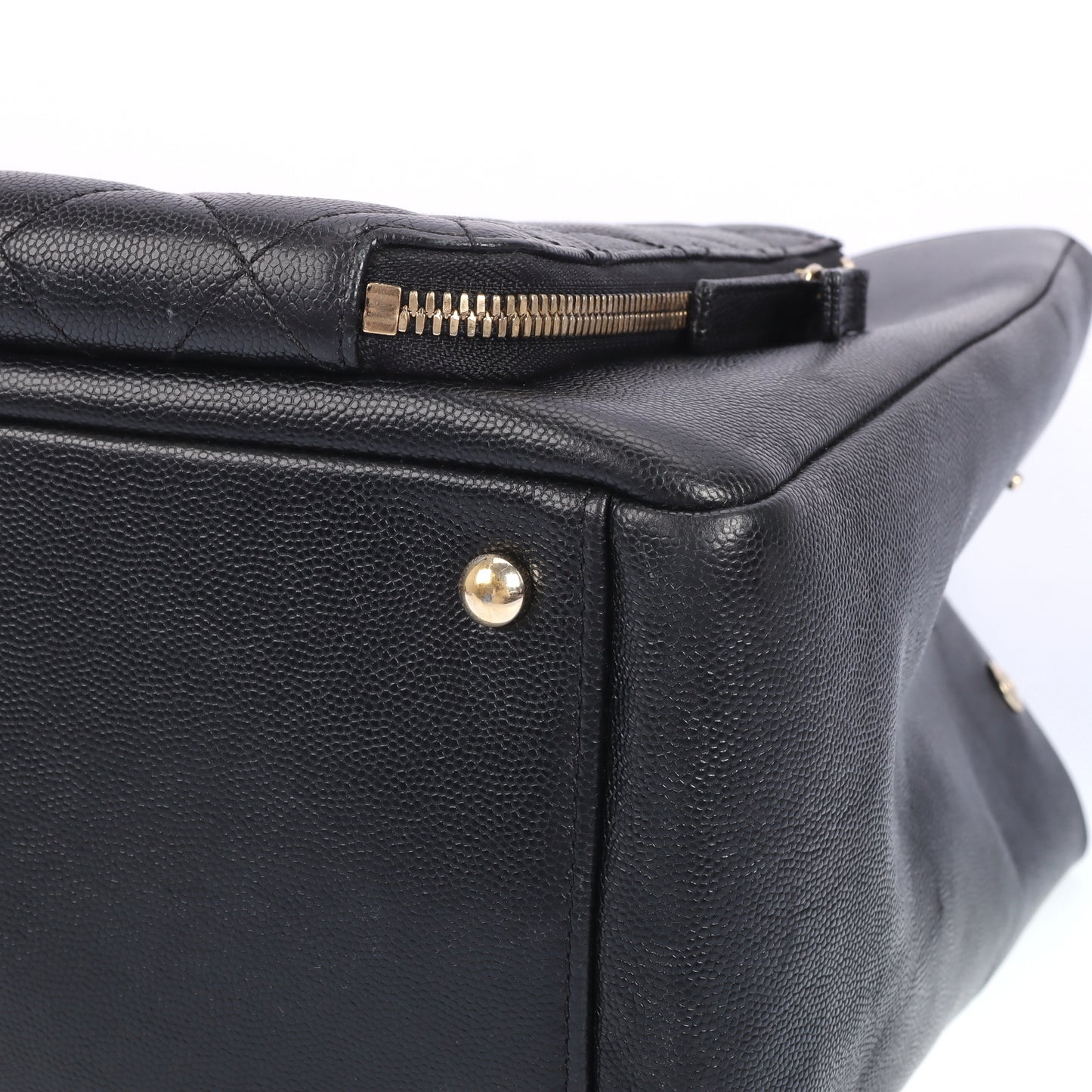 Pre-Owned Chanel Tote Black Quilted Calfskin Shoulder Bag 23635441 xhsp