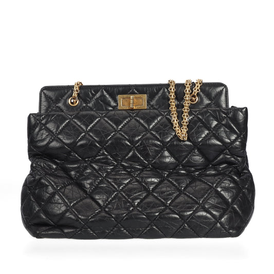 Pre-Owned Chanel Black Quilted Leather Shoulder Bag 24732048