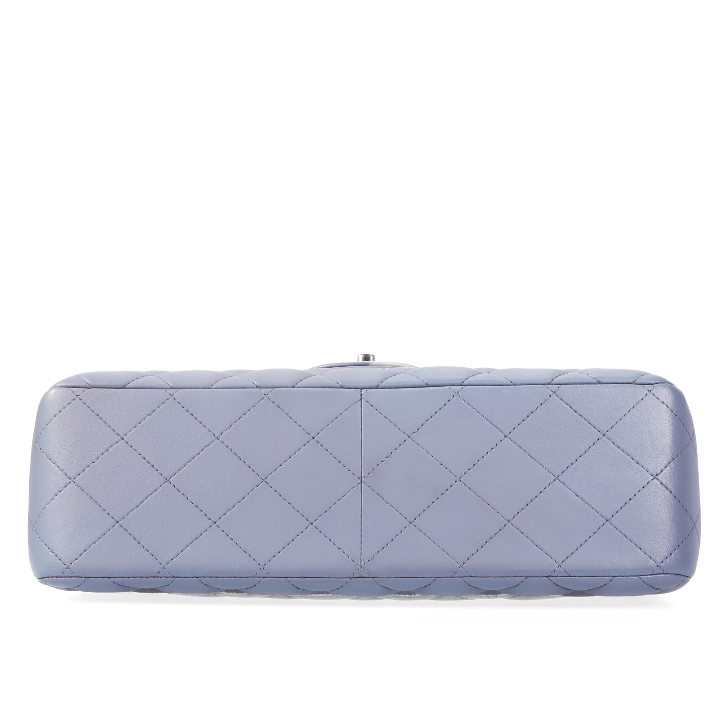 Pre-owned Chanel Cf Purple Lambskin Jumbo Shoulder Bag 25410858