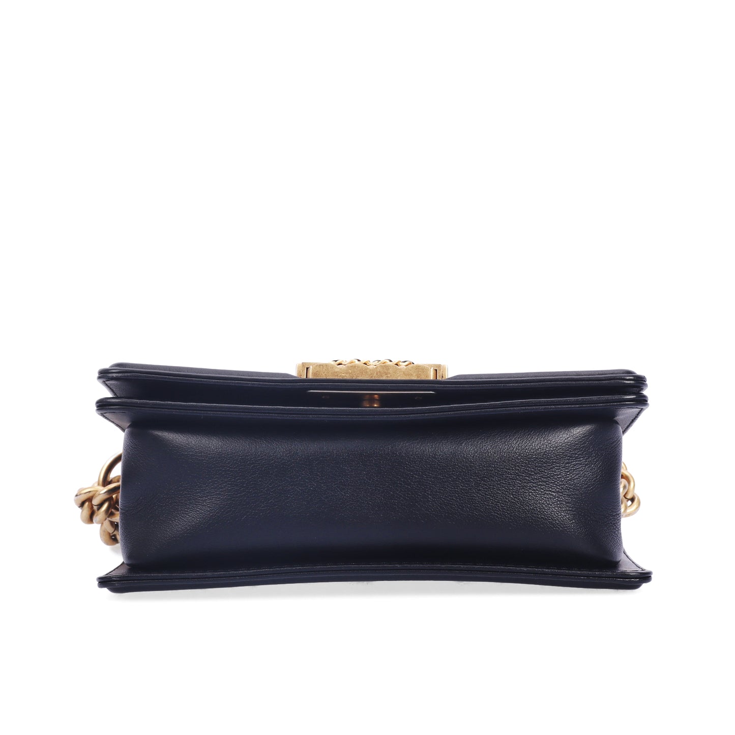 Pre-Owned Chanel BOY Black Calfskin Crossbody Bag 26457590