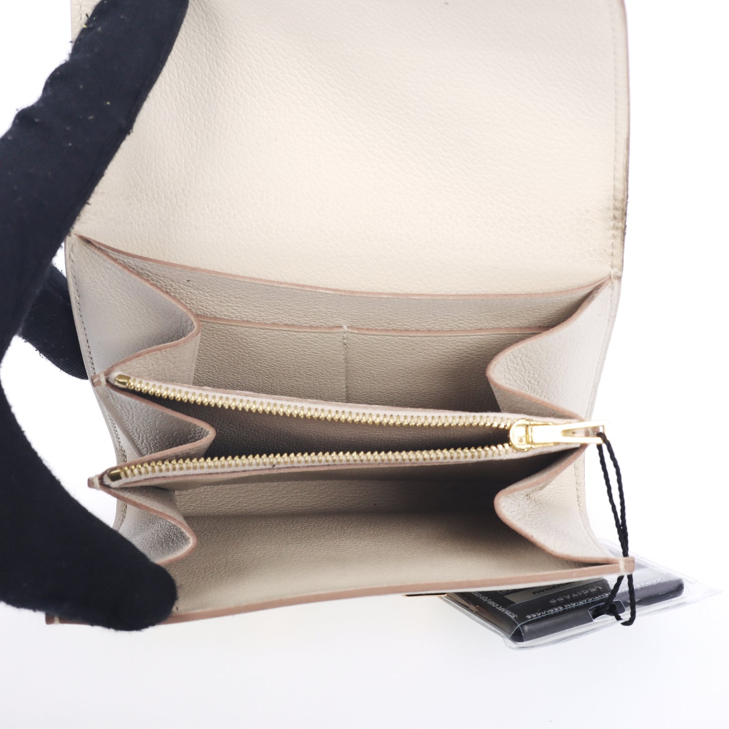 Pre-Owned Hermès  Constance Slim Craie Epsom Leather Wallet 28712813 c