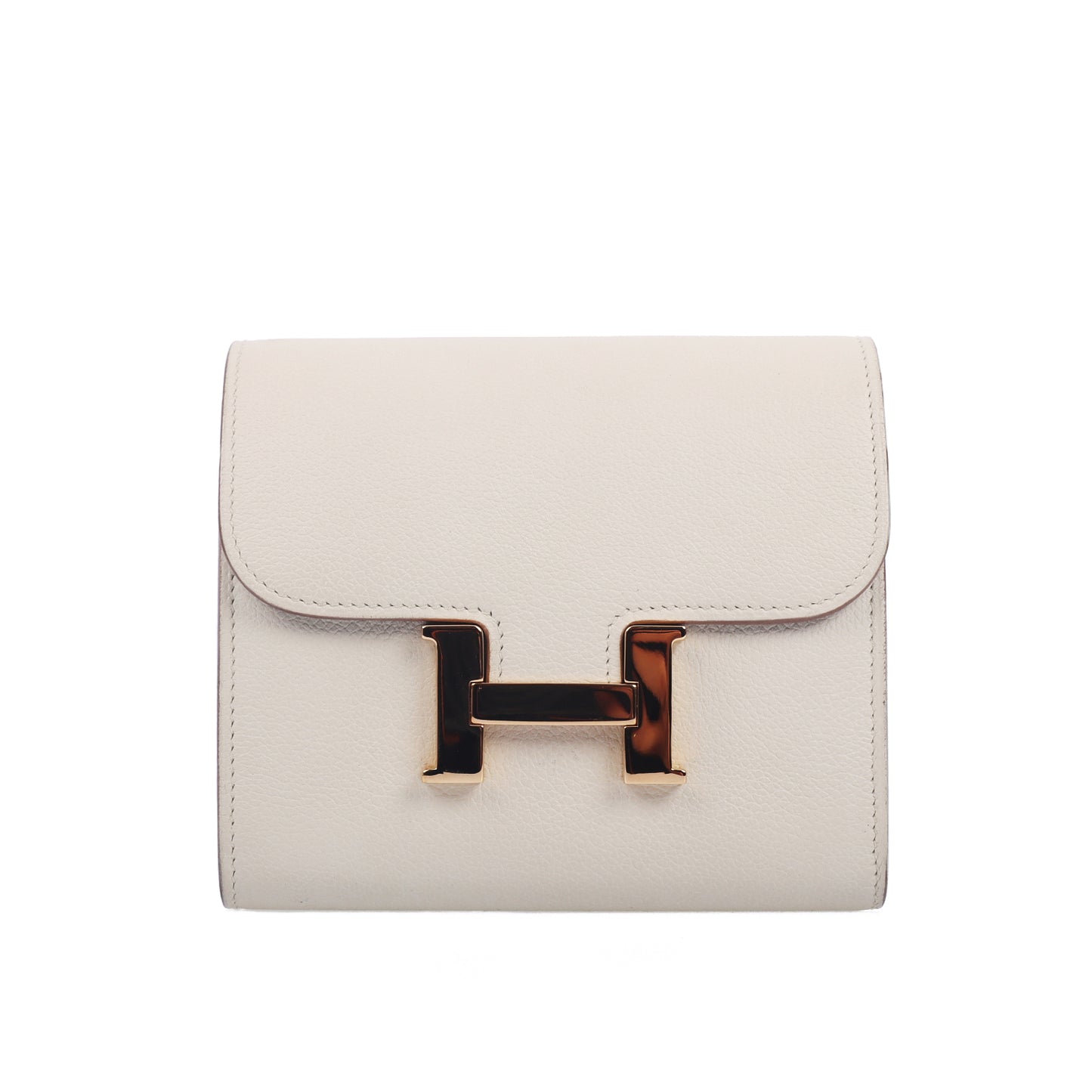 Pre-Owned Hermès  Constance Slim Craie Epsom Leather Wallet 28712813 c