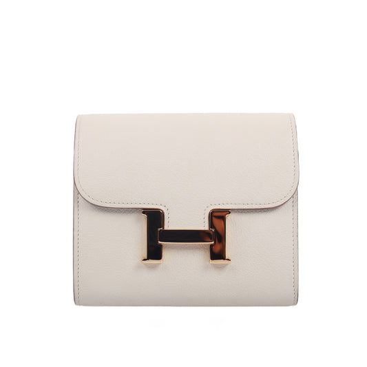 Pre-Owned Hermès  Constance Slim Craie Epsom Leather Wallet 28712813 c