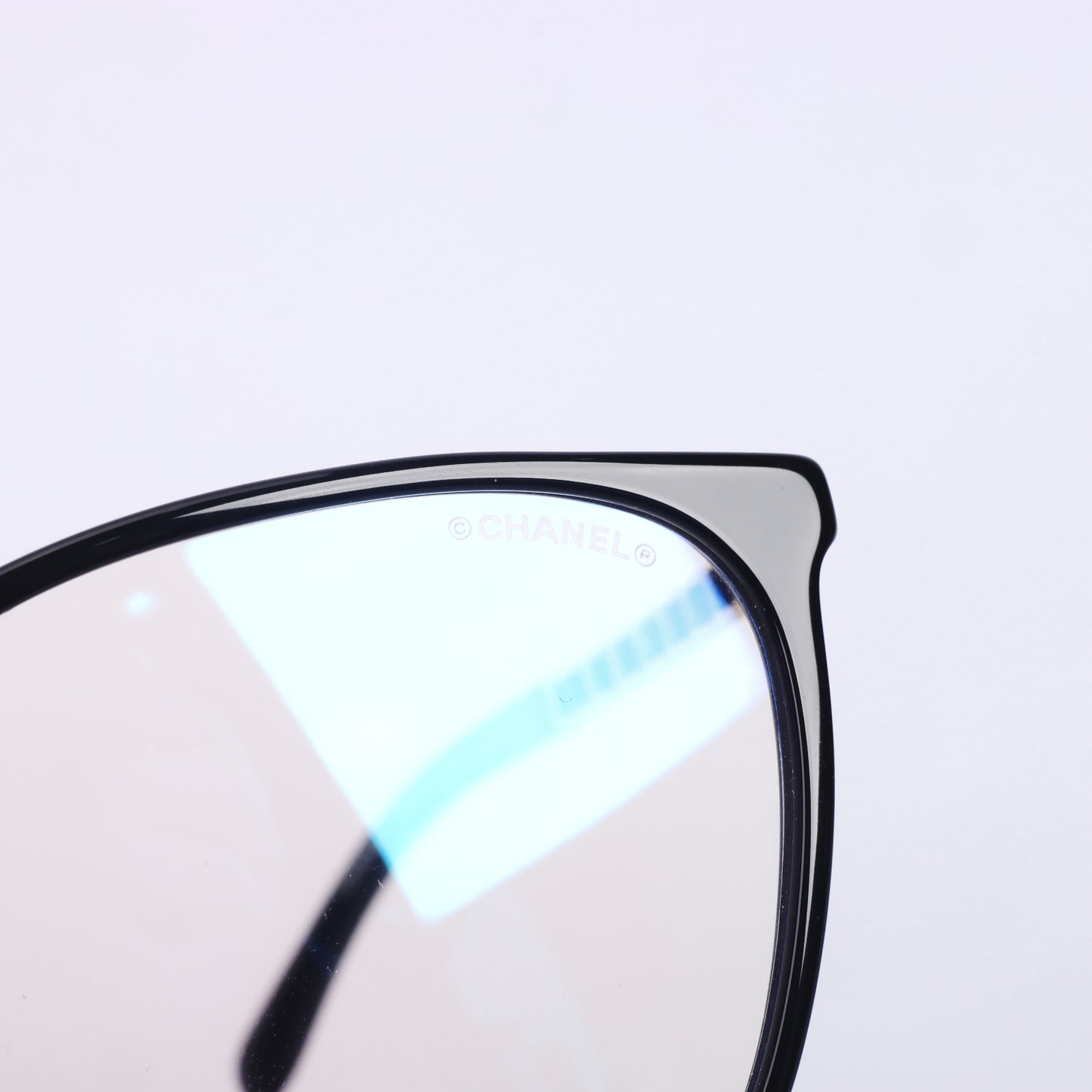 Pre-Owned Chanel Black Acetate Eyeglasses 32357993 L