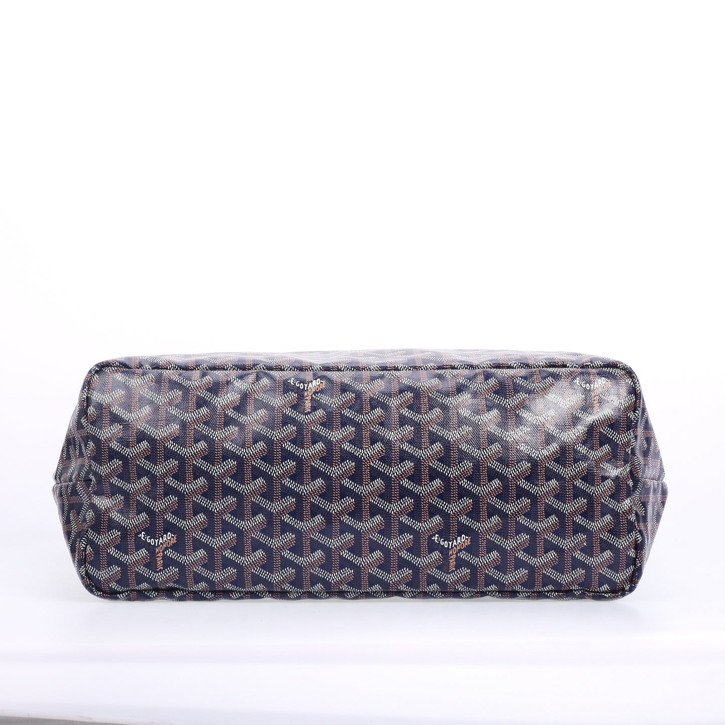 Pre-Owned Goyard Saint Louis Black Canvas Calfskin Tote Bag 33641059