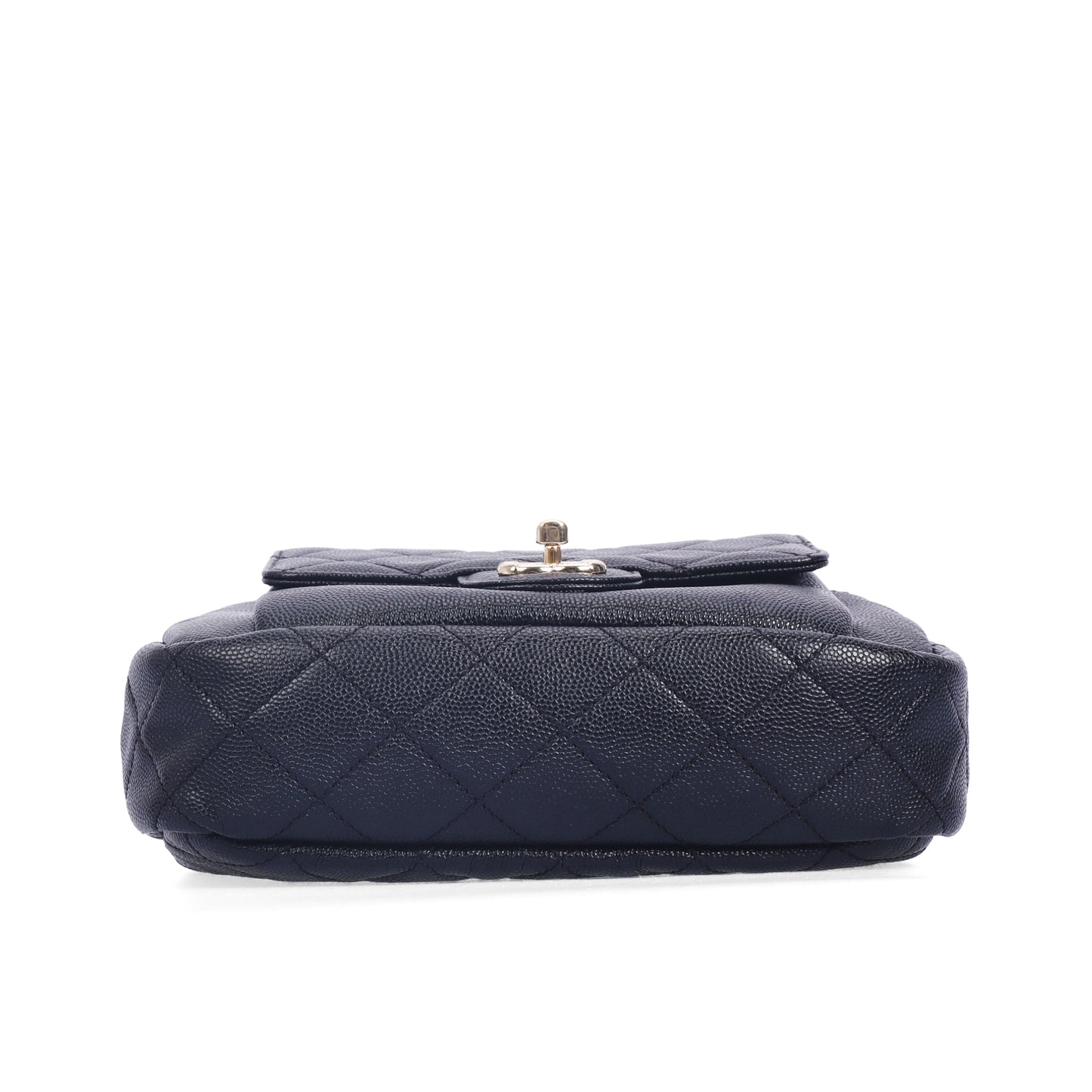 Pre-Owned Chanel Black Quilted Caviar Leather Crossbody Bag 34529873 c
