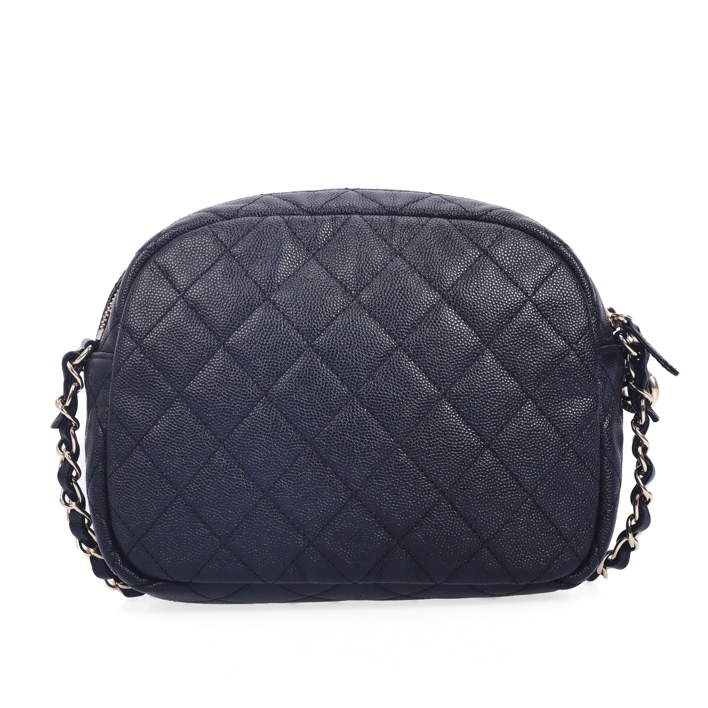 Pre-Owned Chanel Black Quilted Caviar Leather Crossbody Bag 34529873 c