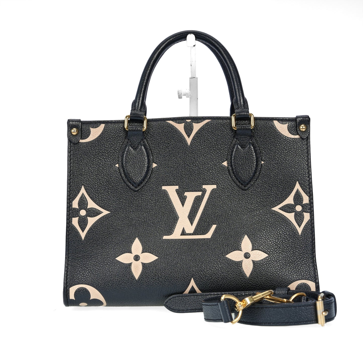 Pre-Owned Louis Vuitton OnTheGo Black Monogram Leather Crossbody Bag 35302256