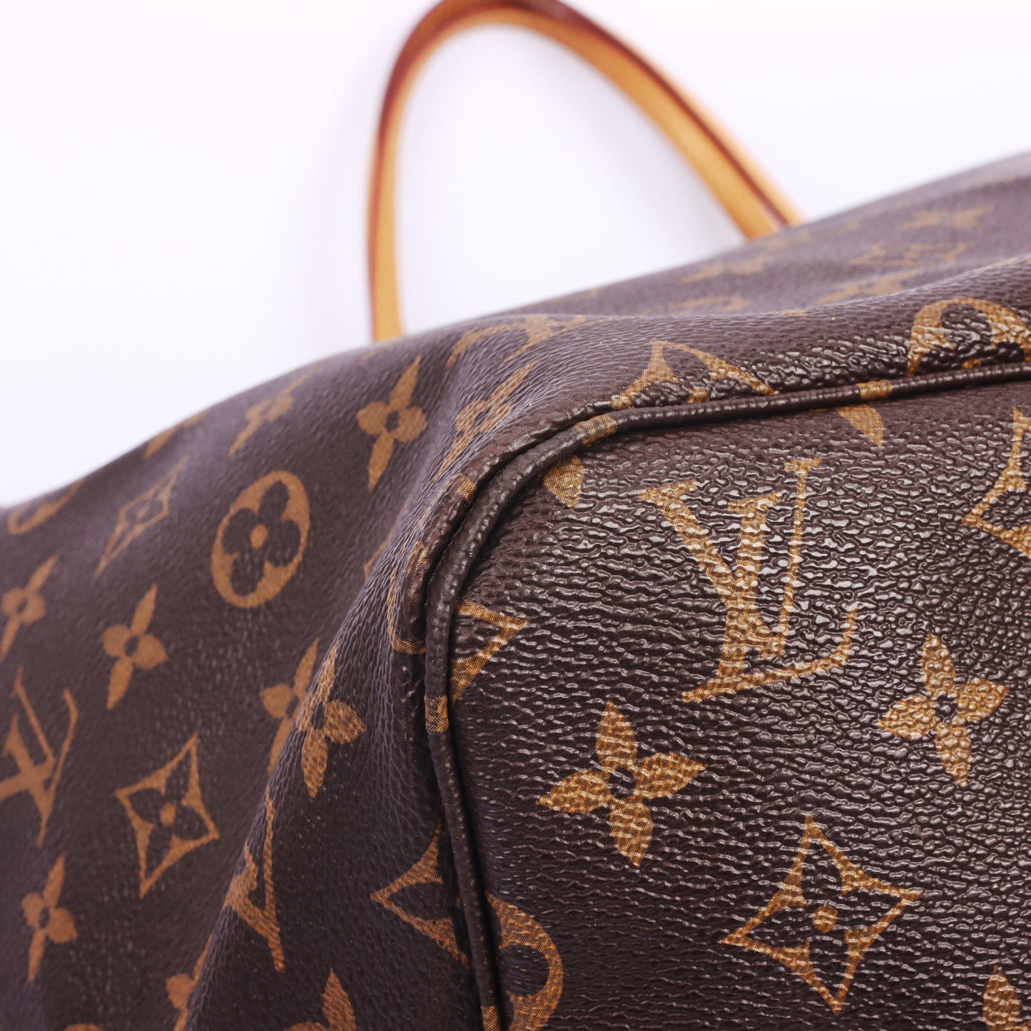 Pre-Owned Louis Vuitton Neverfull GM Brown Coated Canvas Shoulder Bag 39490943