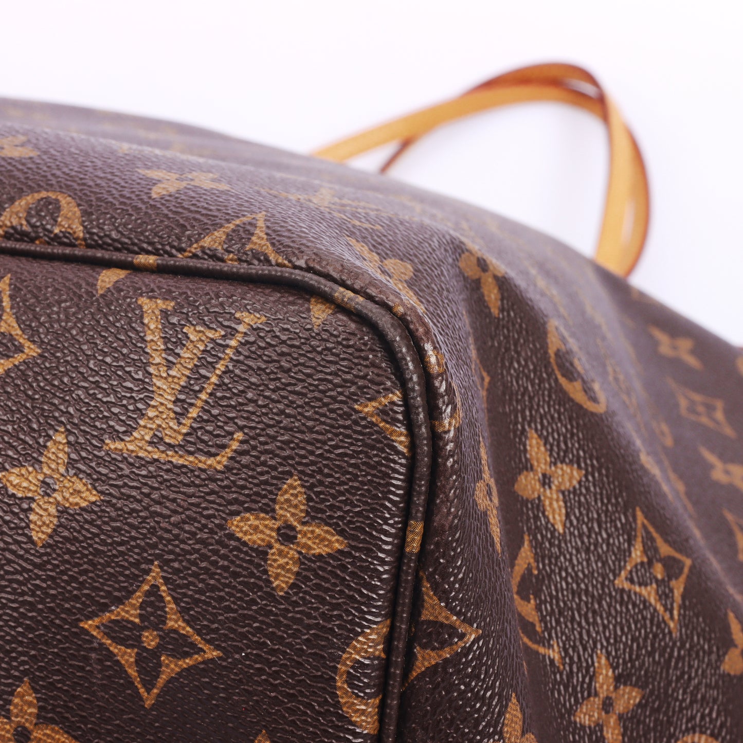 Pre-Owned Louis Vuitton Neverfull GM Brown Coated Canvas Shoulder Bag 39490943