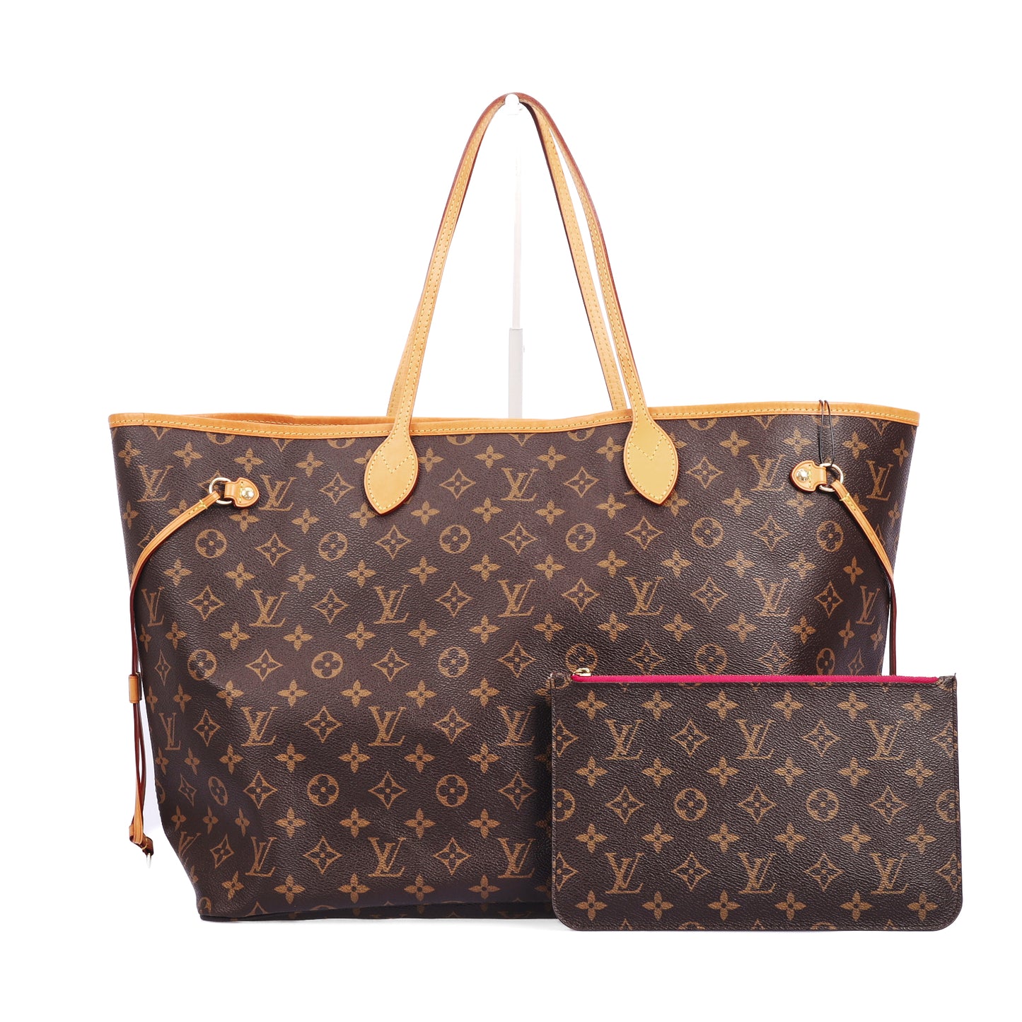 Pre-Owned Louis Vuitton Neverfull GM Brown Coated Canvas Shoulder Bag 39490943