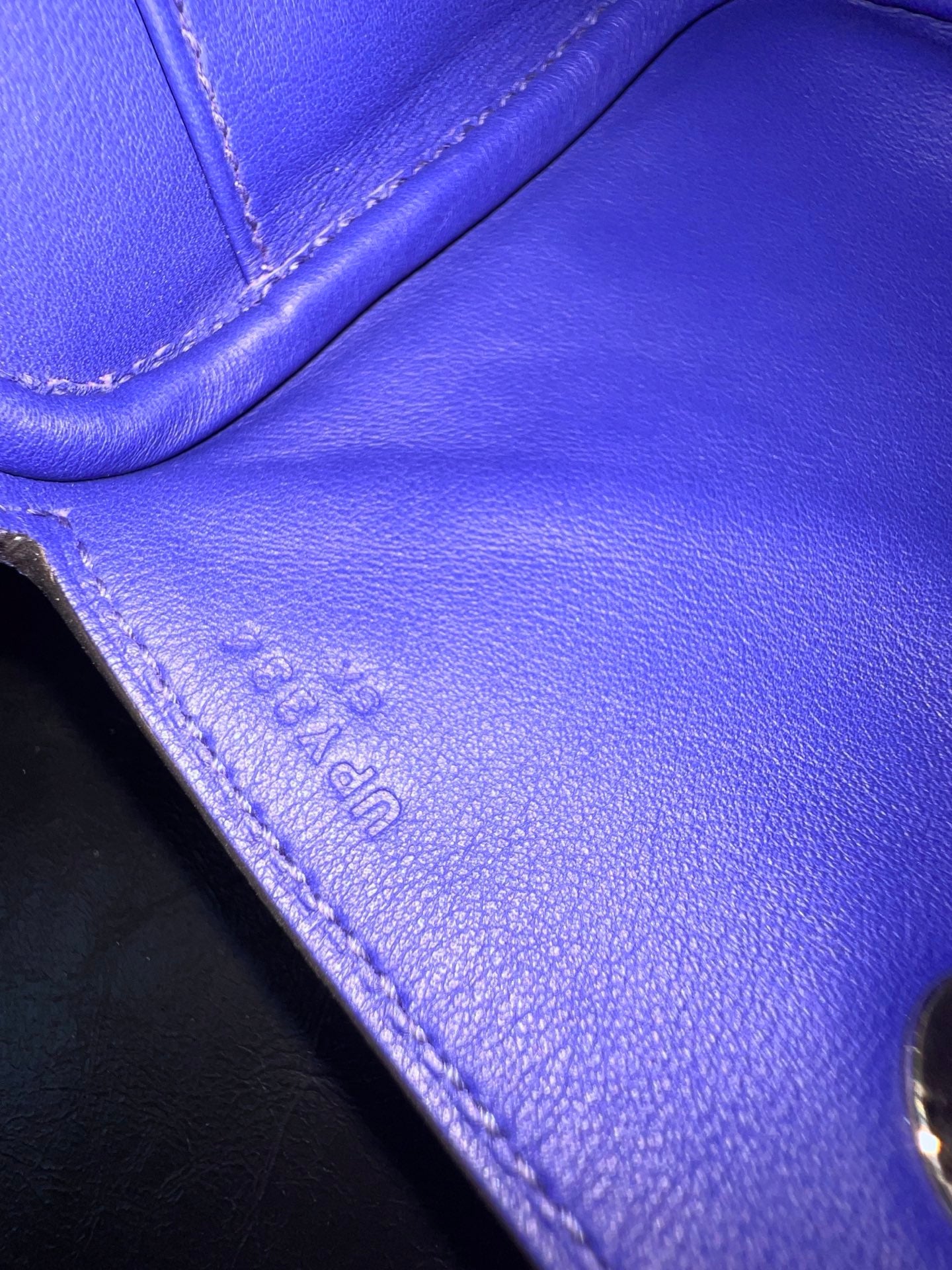 Pre-owned Hermes Lindy mini Blue