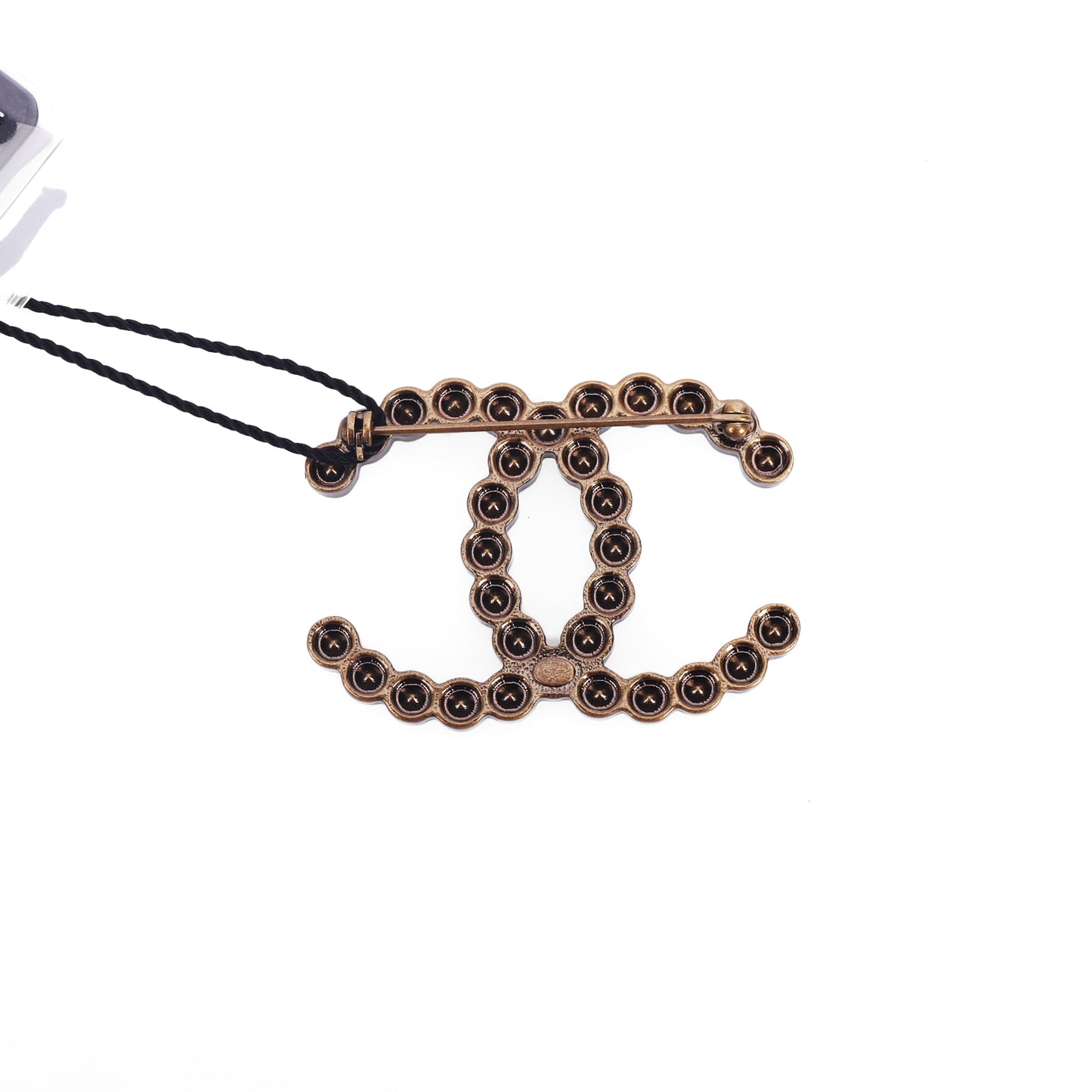 Pre-Owned Chanel CC Gold-Tone Brooch 41403694 L