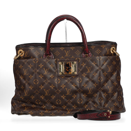 Pre-Owned Louis Vuitton brown Coated Canvas top handle bag 42154214