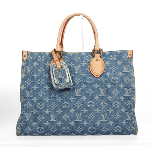 Pre-Owned Louis Vuitton Blue Monogram Canvas Shoulder Bag 42924817