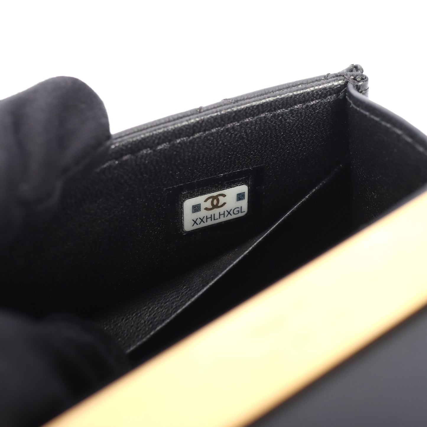 Pre-Owned Chanel Top Handle Flap Bag Black Quilted Calfskin Crossbody Bag 43149763