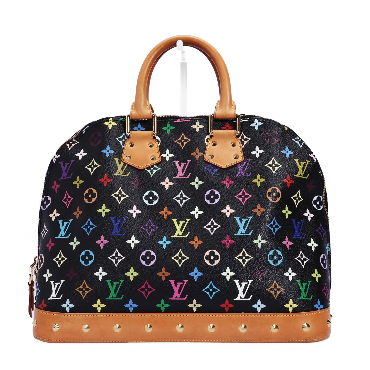 Pre-Owned Louis Vuitton Monogram Black Coated Canvas Top Handle Bag 43589661