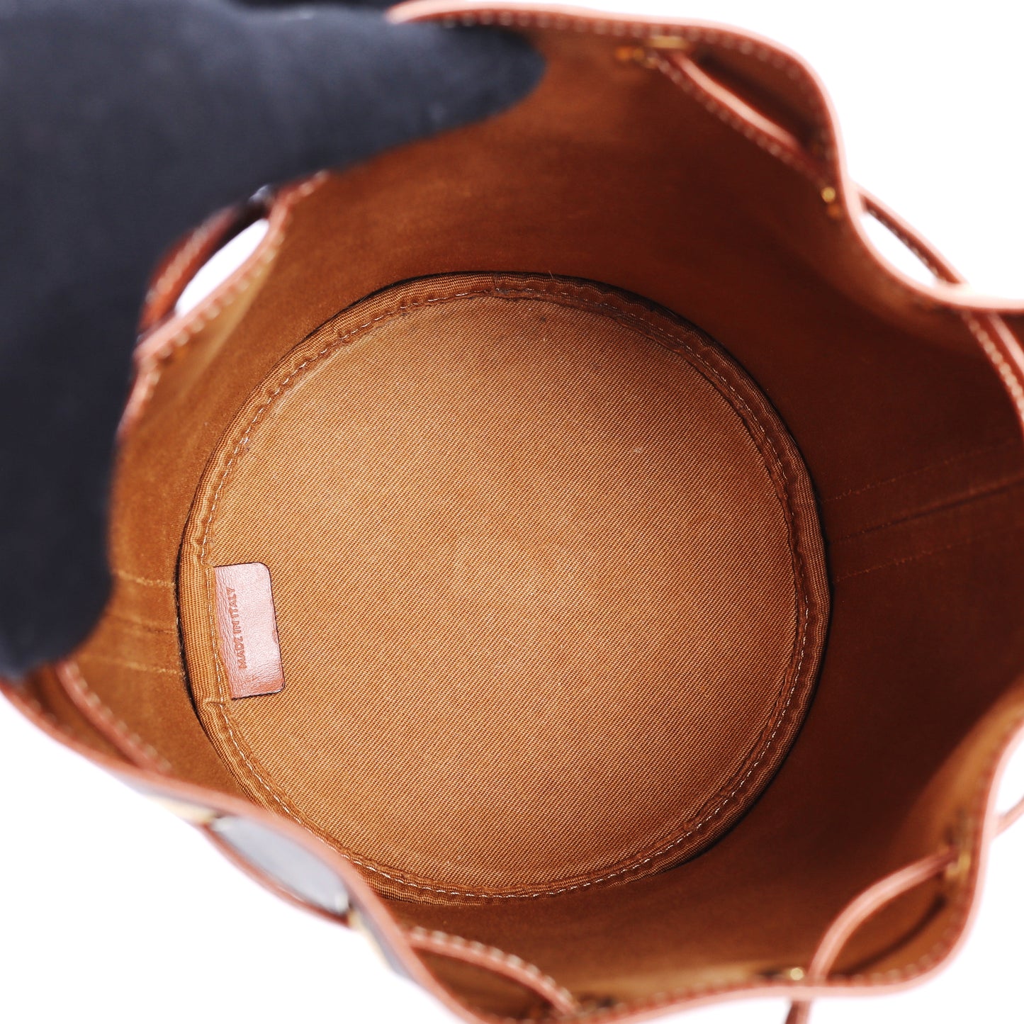 Pre-Owned Celine Triomphe Canvas Black Coated Canvas Crossbody Bag 44741980