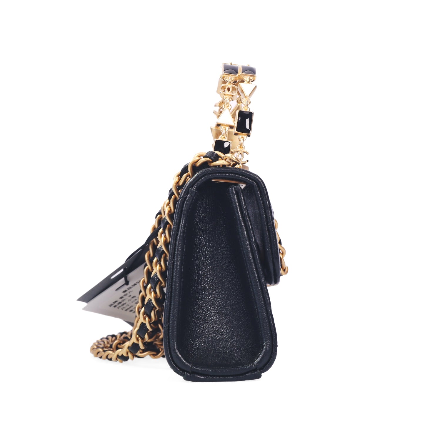 Pre-Owned Chanel Black Calfskin Crossbody Bag 48601915